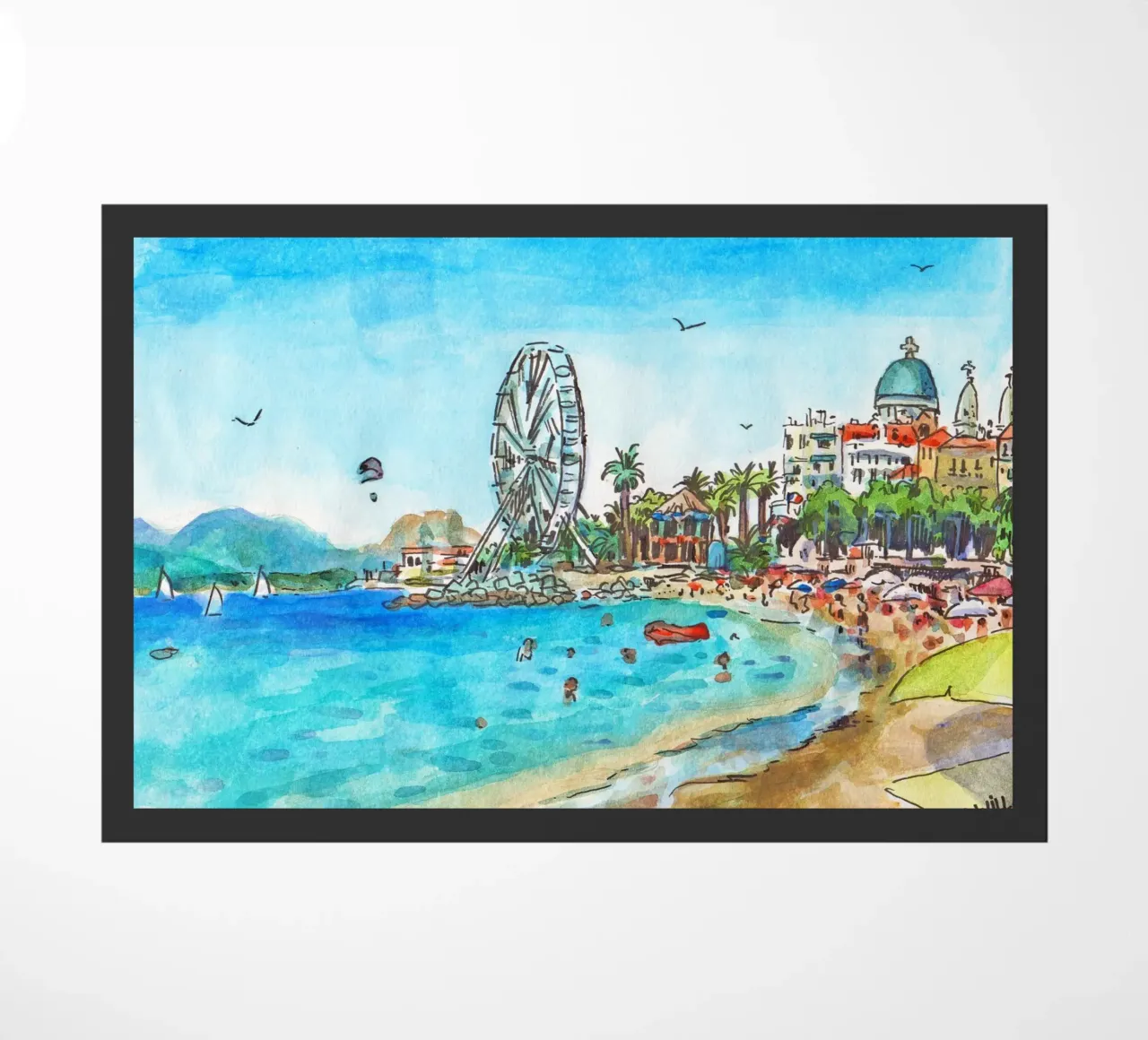 Spiaggia di Saint-Raphael zerbino da C.WILL