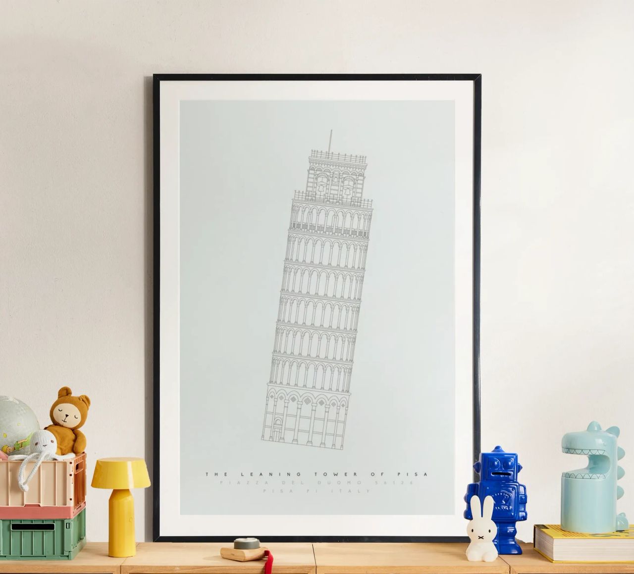 Tower Of Pisa poster de Mat Voyce