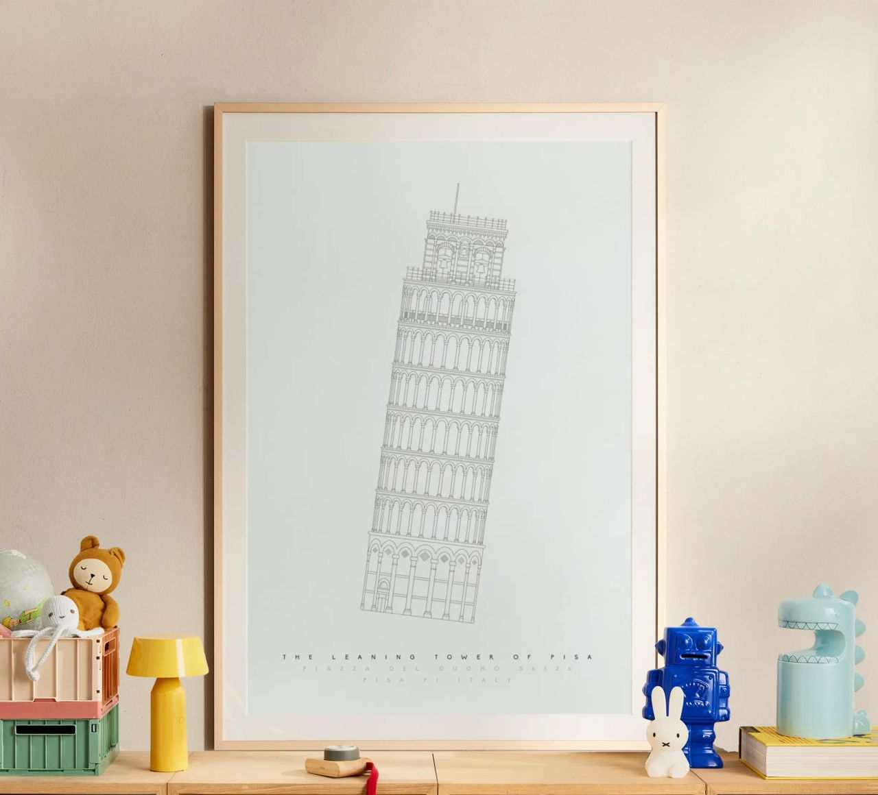 Tower Of Pisa poster de Mat Voyce
