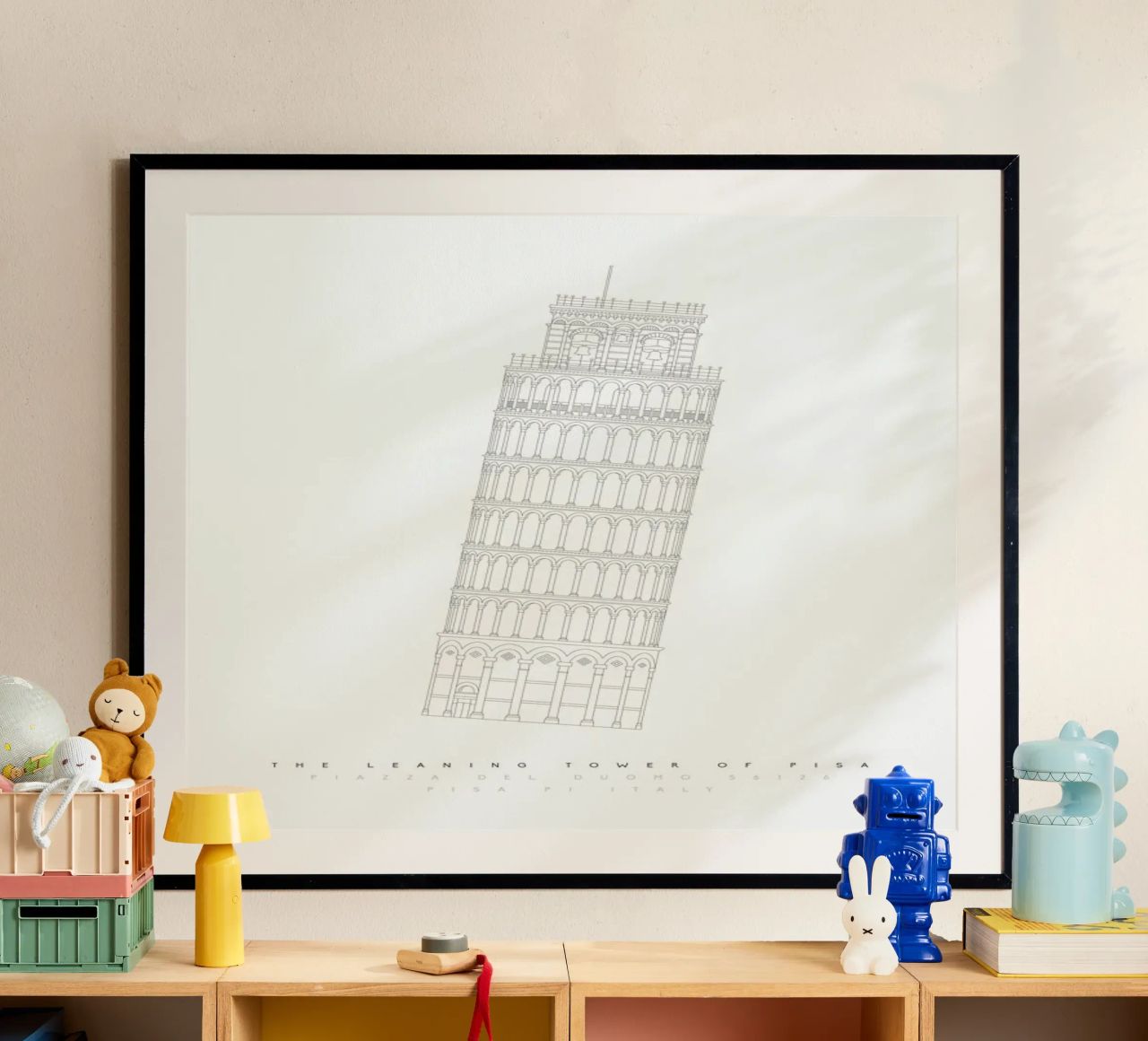 Tower Of Pisa poster de Mat Voyce