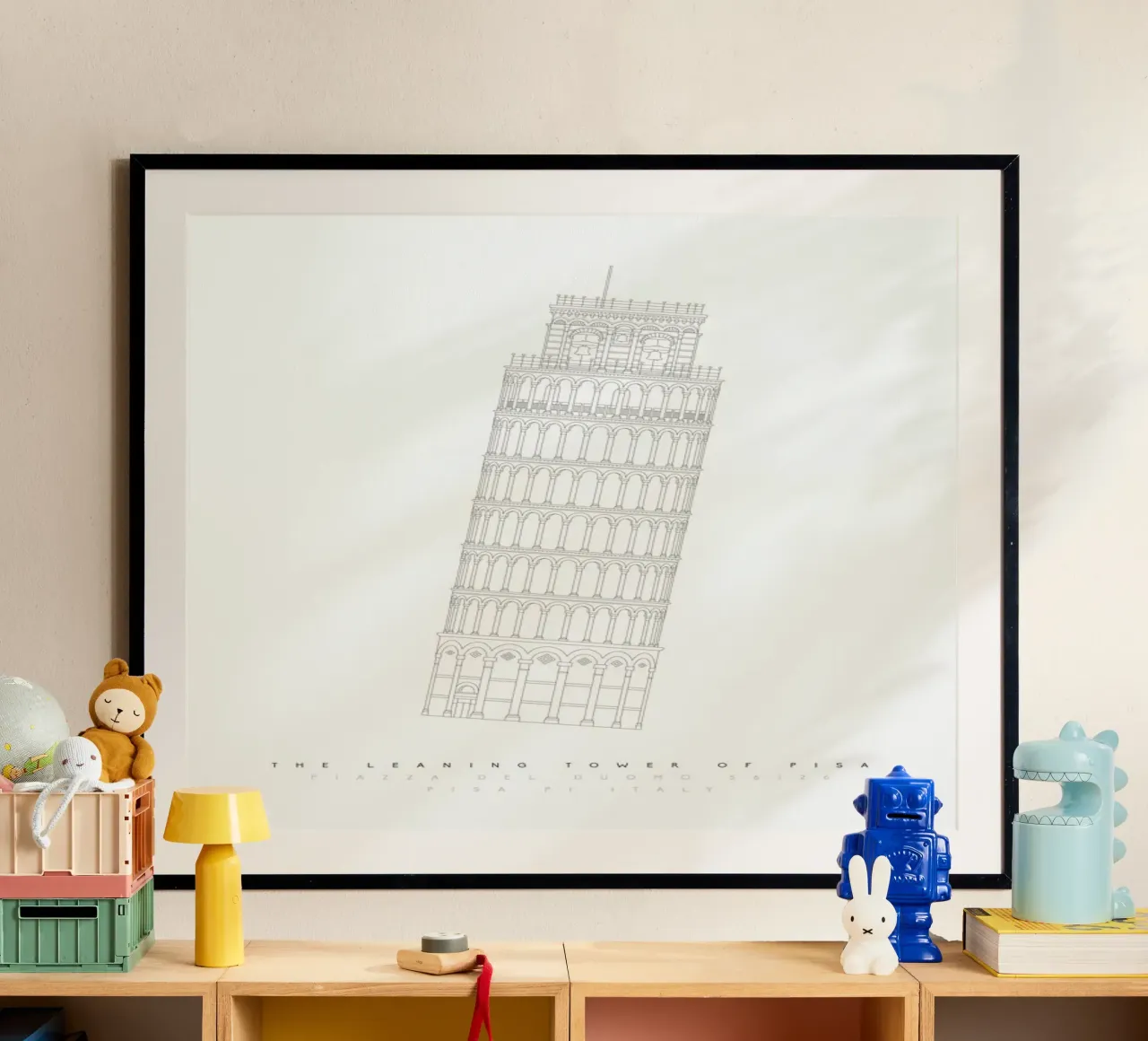 Tower Of Pisa poster da Mat Voyce