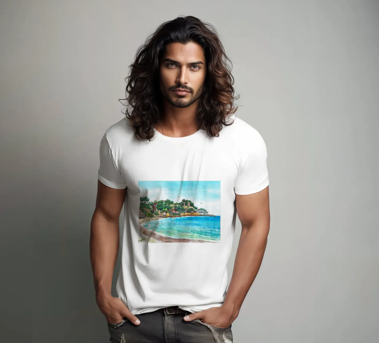 Lloret de Mar t-shirt by C.WILL