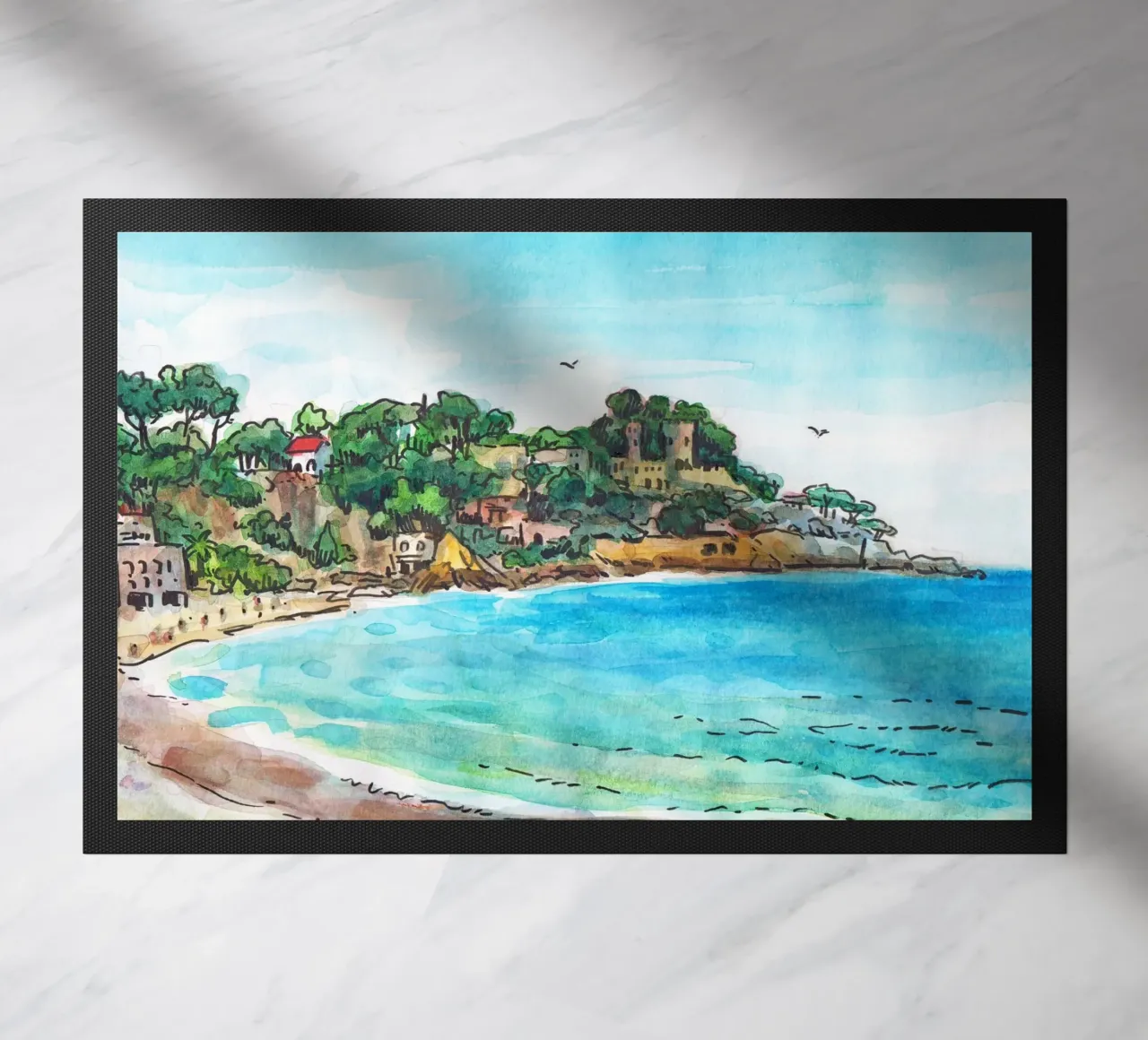 Lloret de Mar doormat by C.WILL