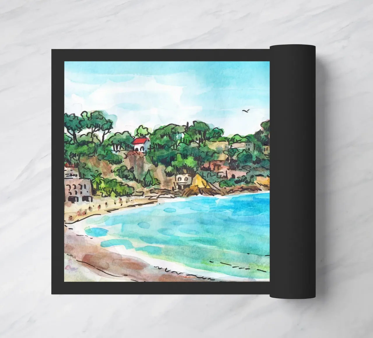 Lloret de Mar doormat by C.WILL