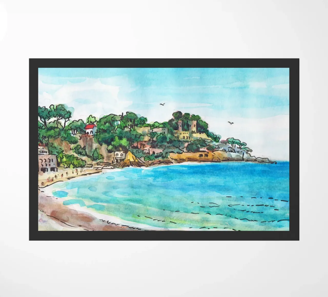 Lloret de Mar doormat by C.WILL