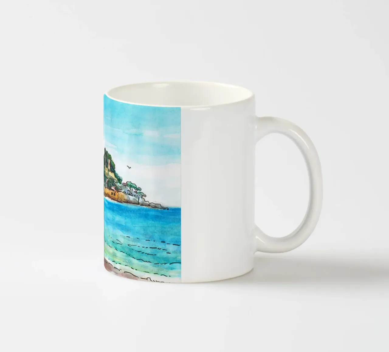 Lloret de Mar ceramic mug by C.WILL