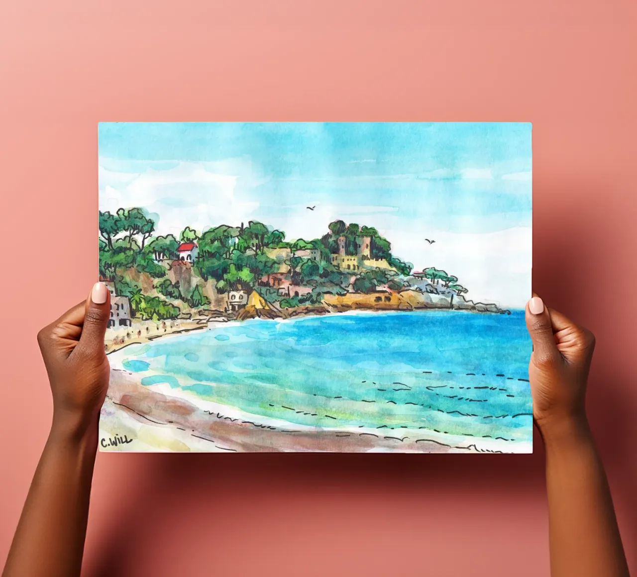 Lloret de Mar sticker sheet by C.WILL