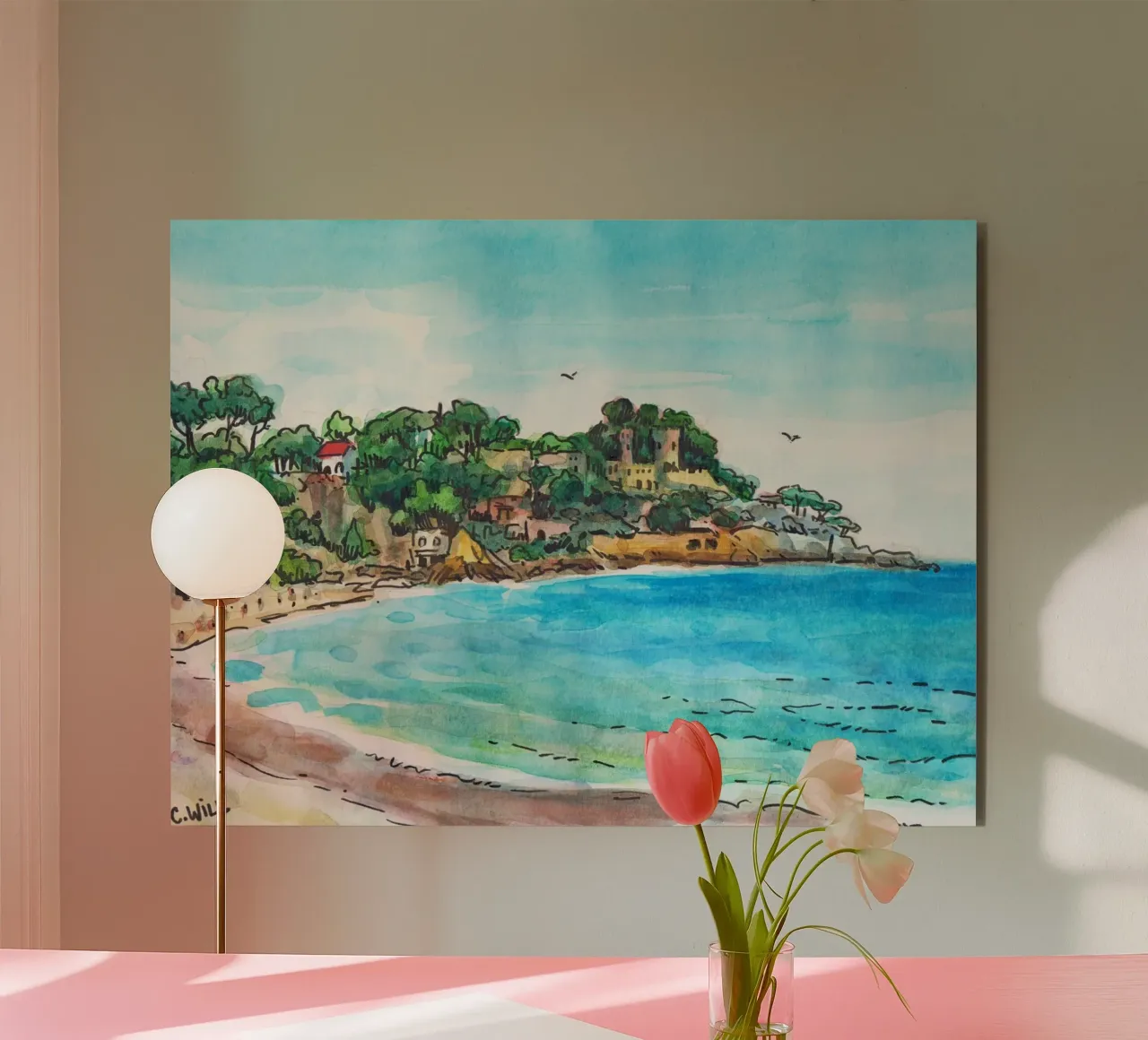 Lloret de Mar forex plate by C.WILL