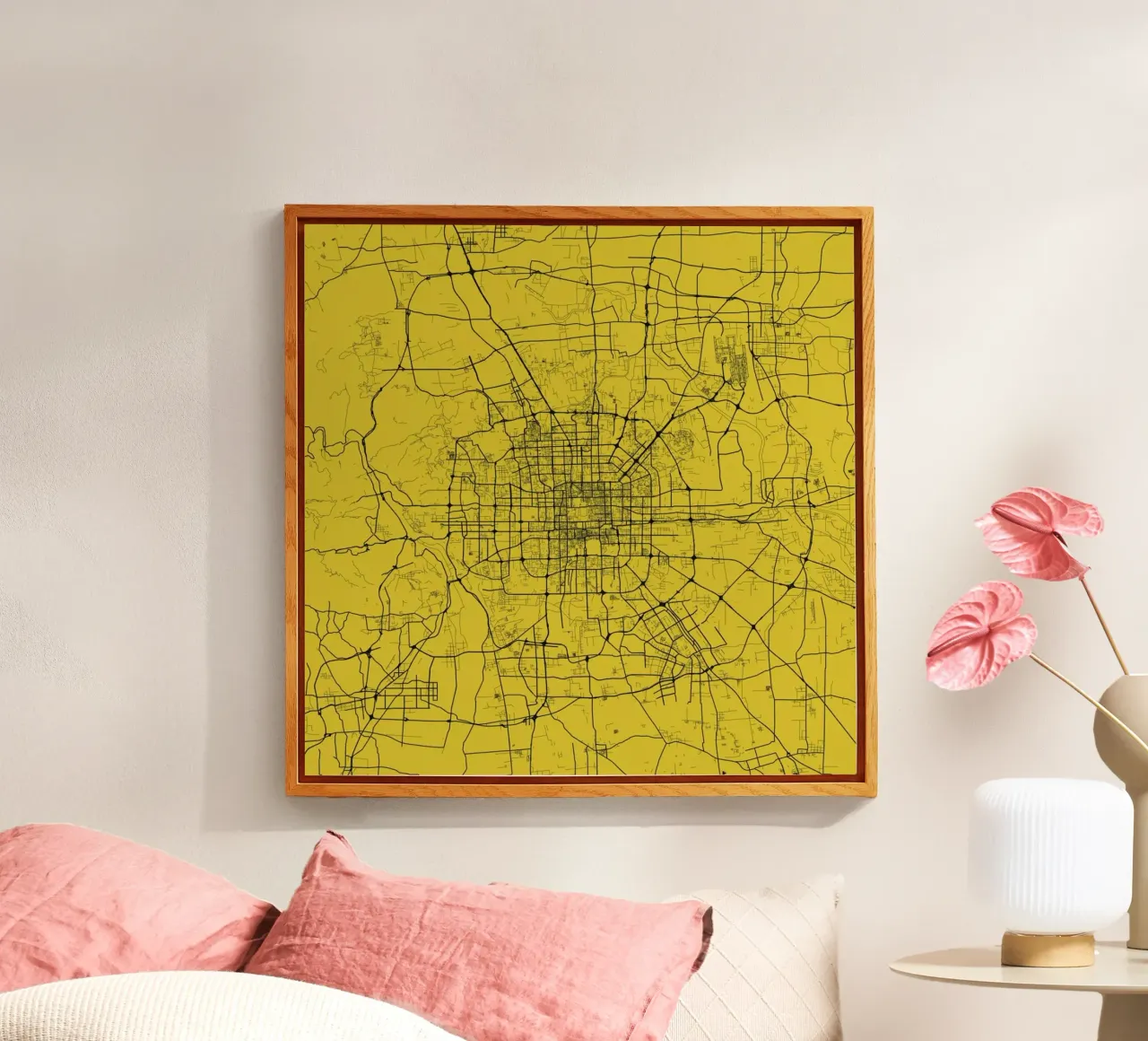 Bejing Yellow plexiglass da Urban Maps