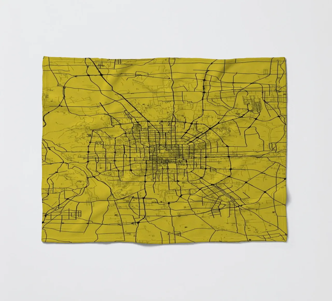 Bejing Yellow coperta in pile da Urban Maps