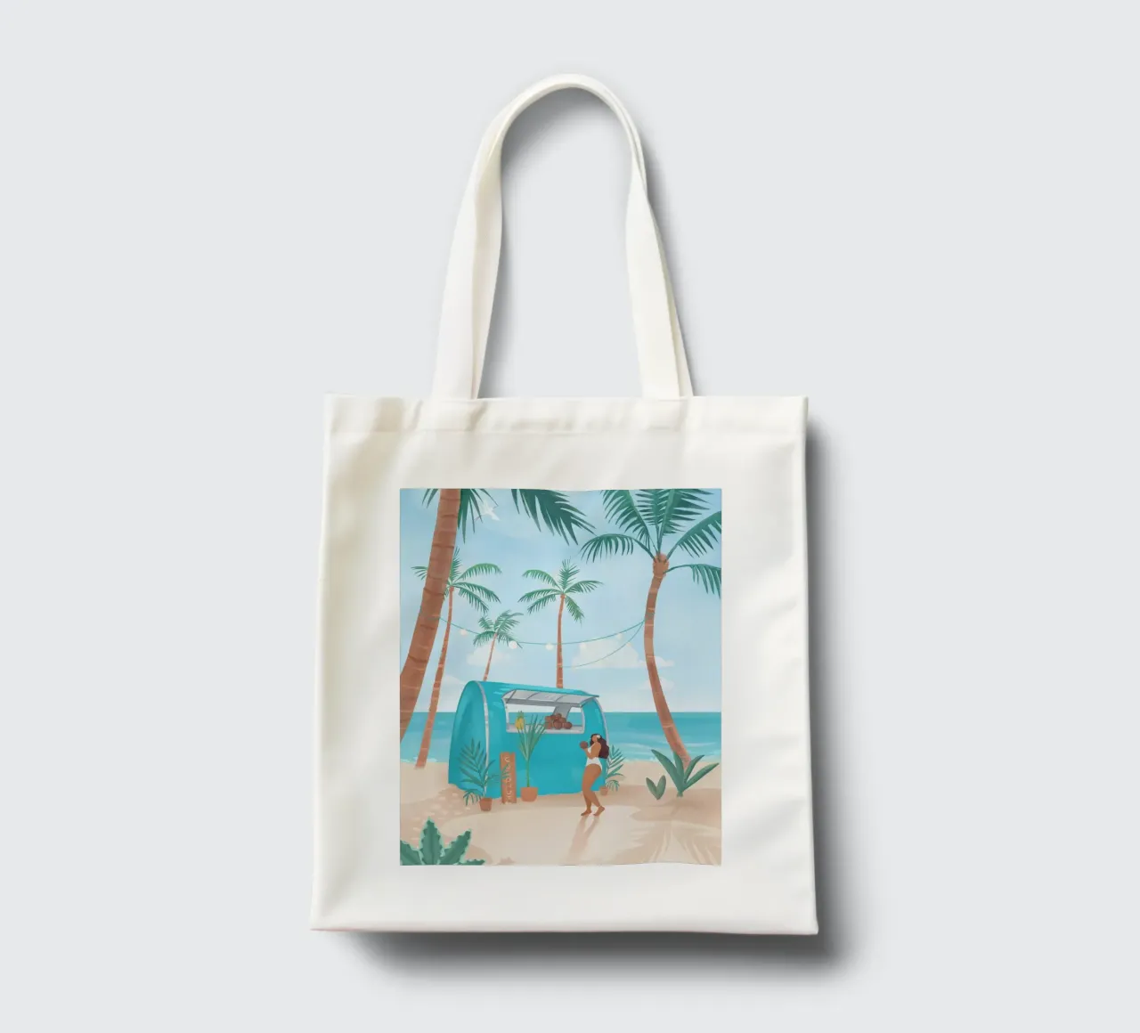 Bora Bora borsa in juta da PetrArts