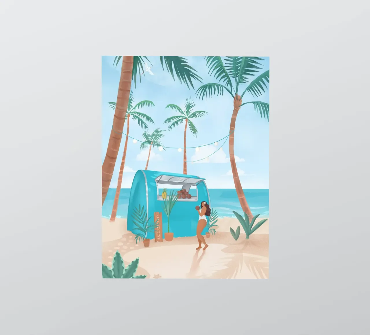 Bora Bora Sticker von PetrArts