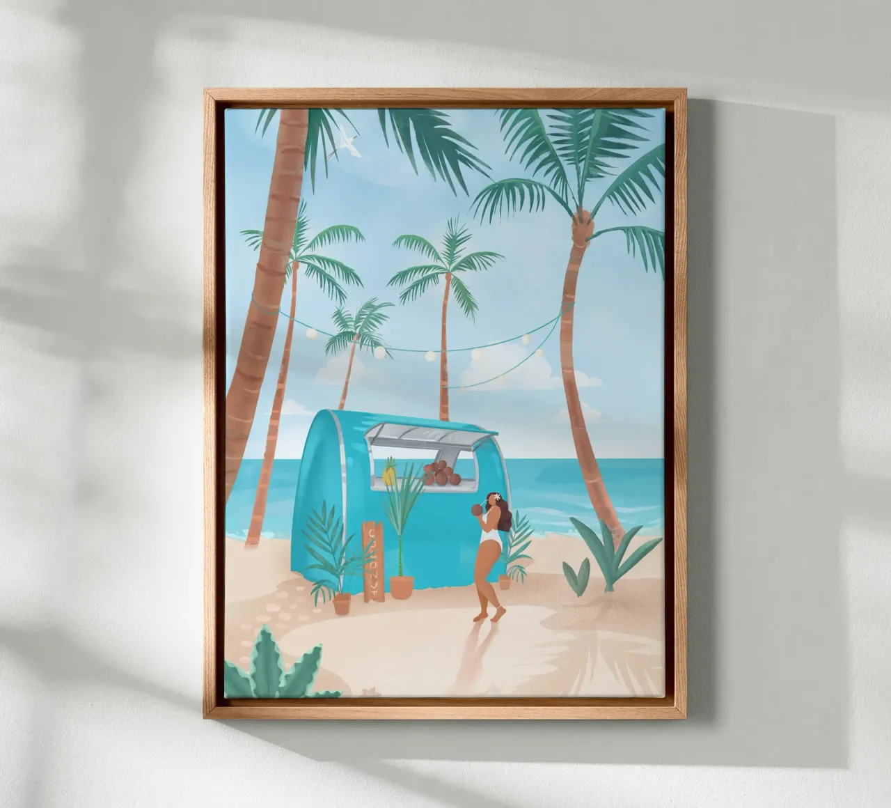 Bora Bora Leinwand von PetrArts