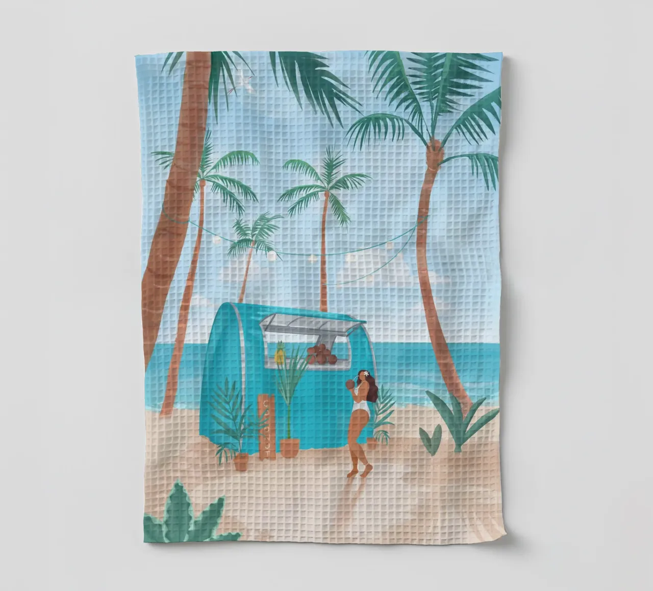 Bora Bora canovaccio da cucina da PetrArts