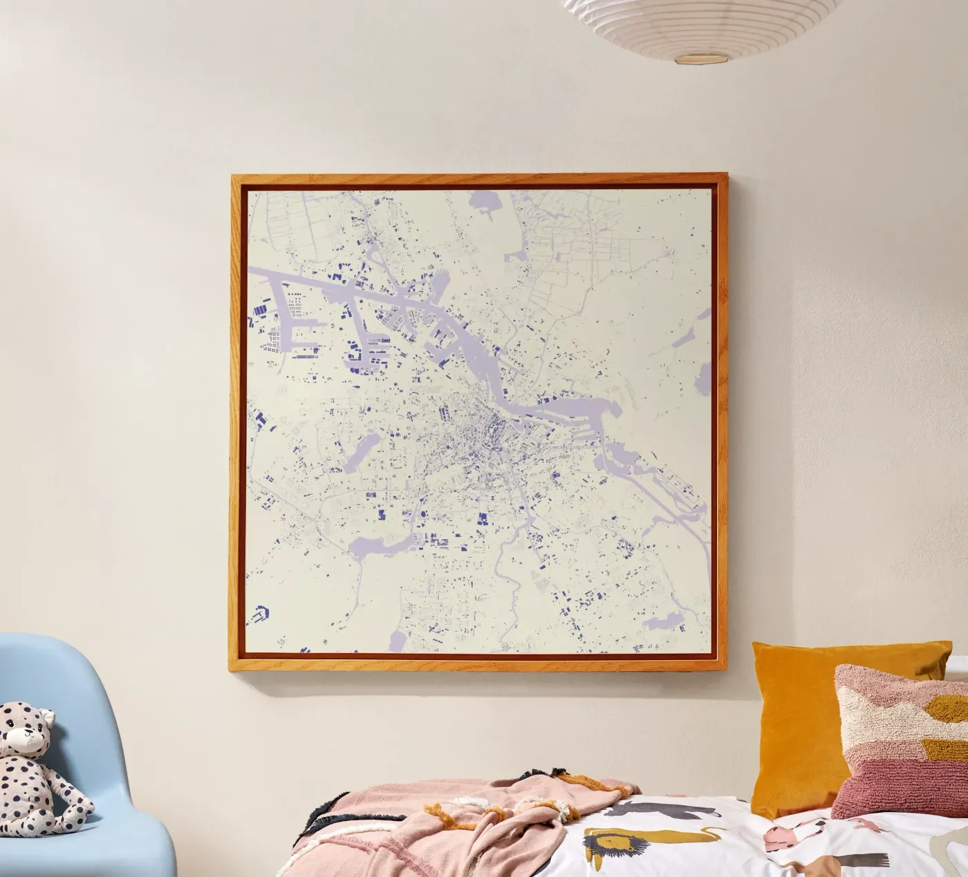 Amsterdam Blue plexiglass da Urban Maps