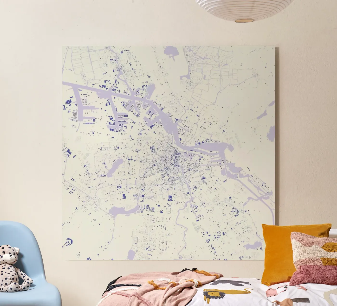 Amsterdam Blue plexiglass da Urban Maps