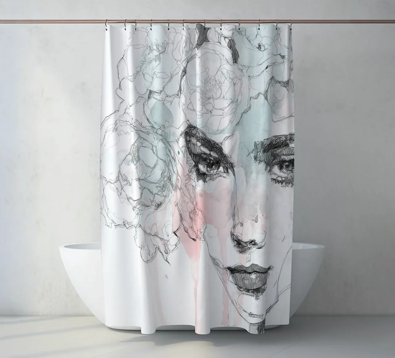 dada Duschvorhang von Giulio Iurissevich