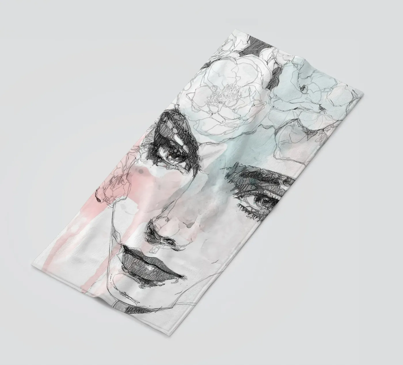dada strandhanddoek van Giulio Iurissevich
