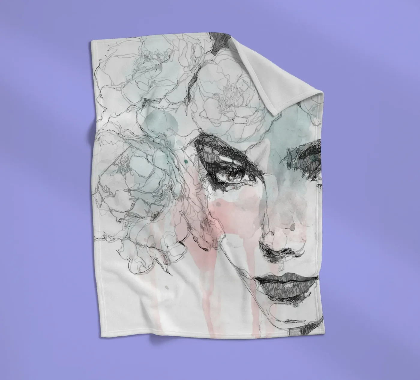 dada fleece blanket by Giulio Iurissevich