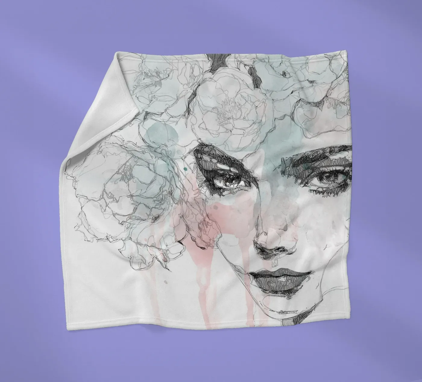 dada fleece blanket by Giulio Iurissevich