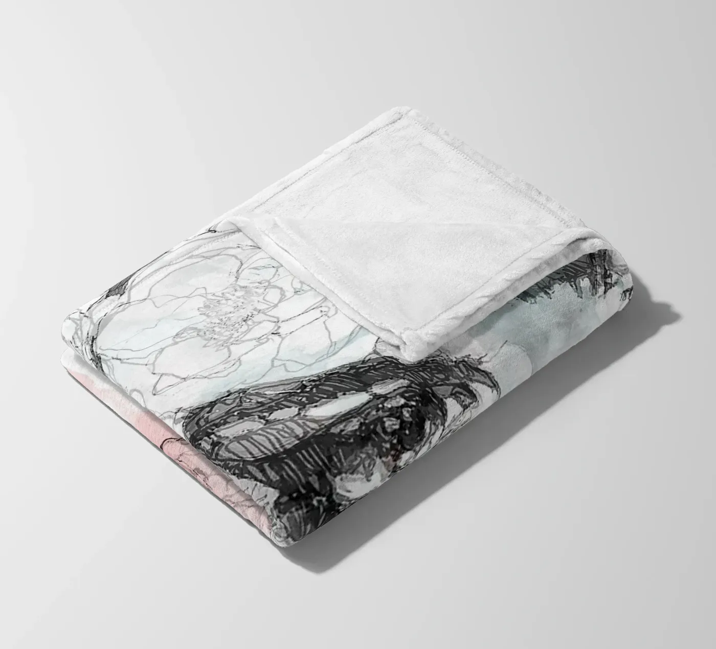 dada fleece blanket by Giulio Iurissevich