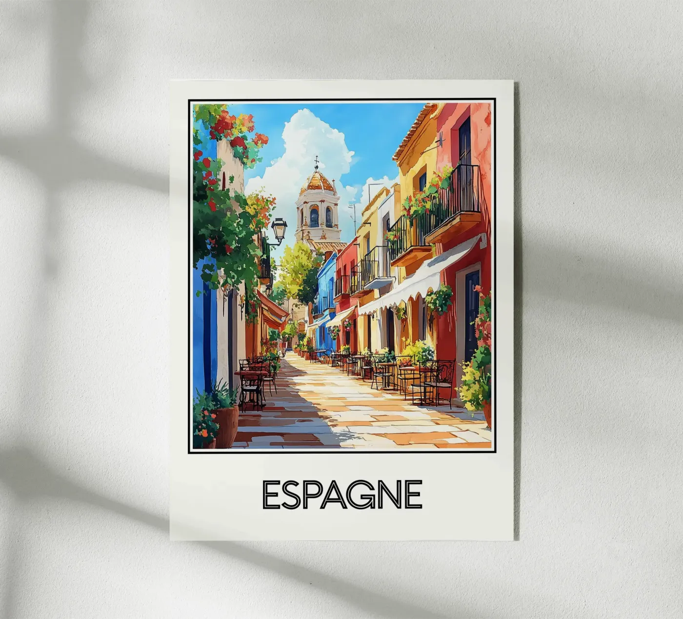 Affiche Espagne Acryl-Glas von Frame the World