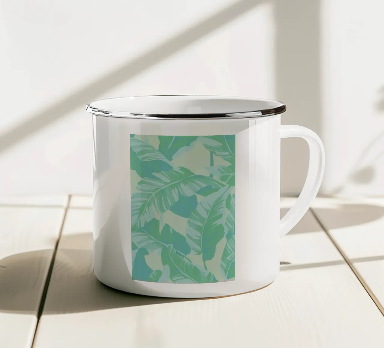 Banana Leaves tazza in smalto da Kind of Style