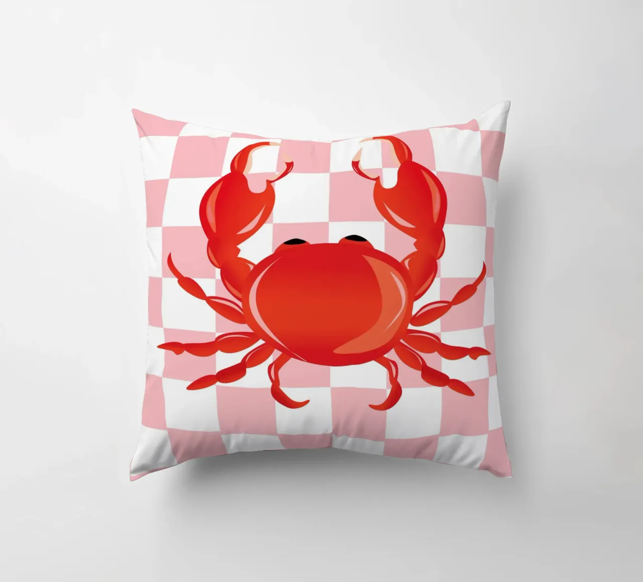 bright red crab cuscino da ramosashop