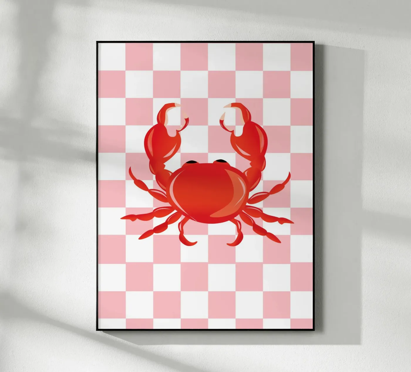 bright red crab plexiglass da ramosashop