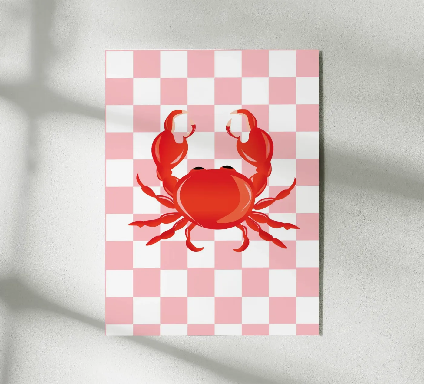 bright red crab plexiglass da ramosashop