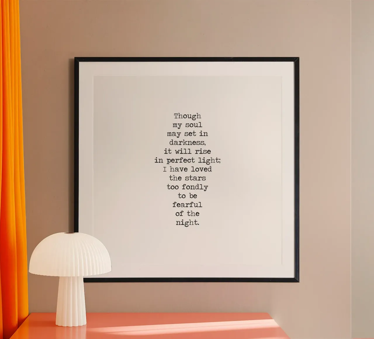 L'âme peut s'installer dans l'obscurité J'ai trop aimé les étoiles hahnemühle de Summer Soul Co. - Quotes