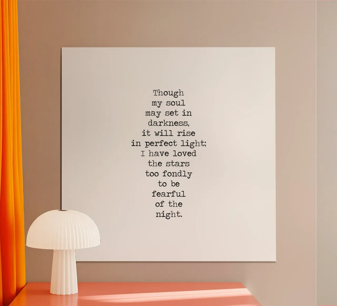 L'âme peut s'installer dans l'obscurité J'ai trop aimé les étoiles hahnemühle de Summer Soul Co. - Quotes