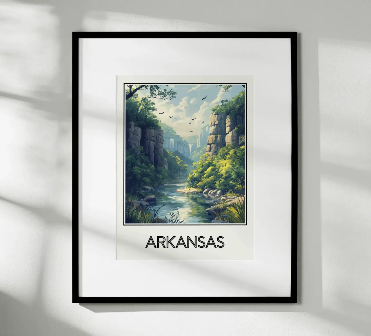 Arkansas poster da Frame the World