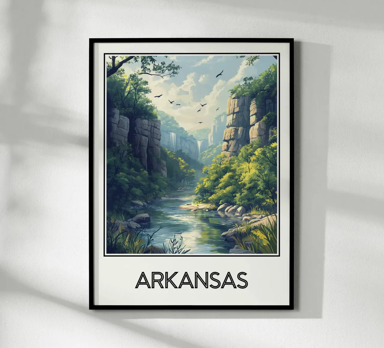 Arkansas poster da Frame the World