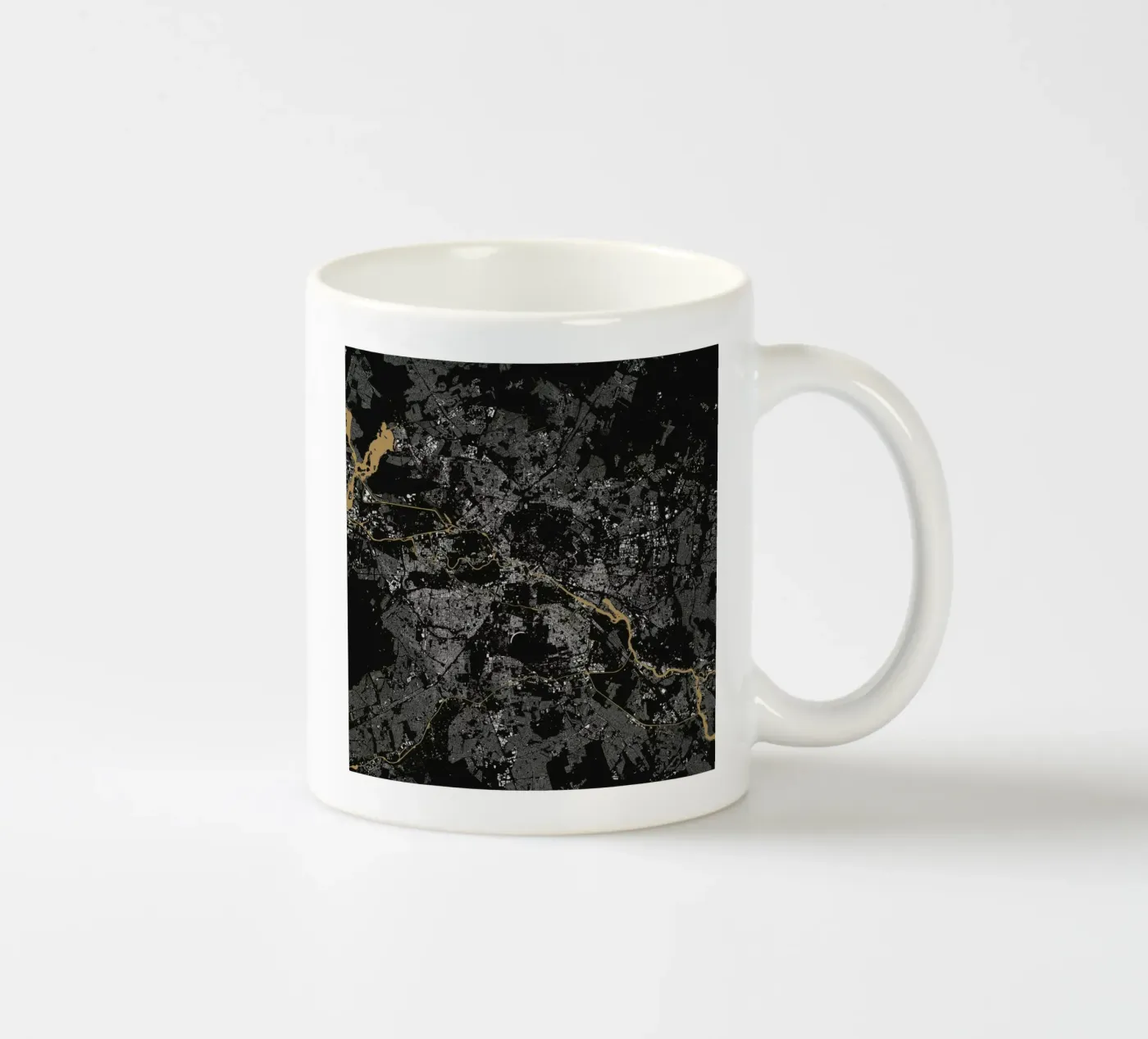 Berlin Brown ceramic mug by Urban Maps