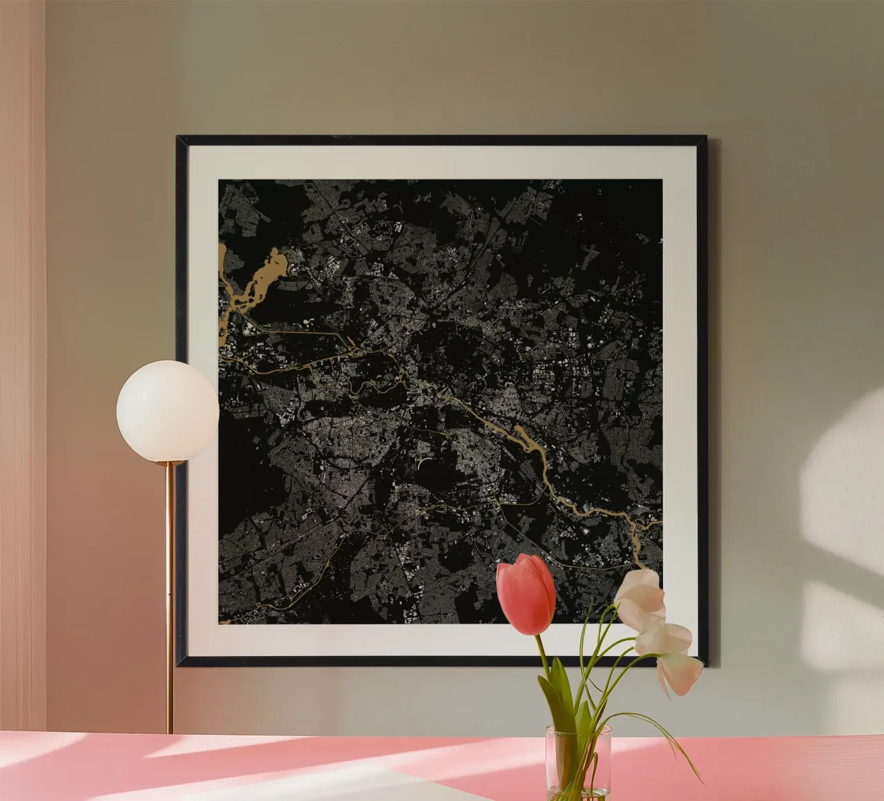 Berlin Brown poster da Urban Maps