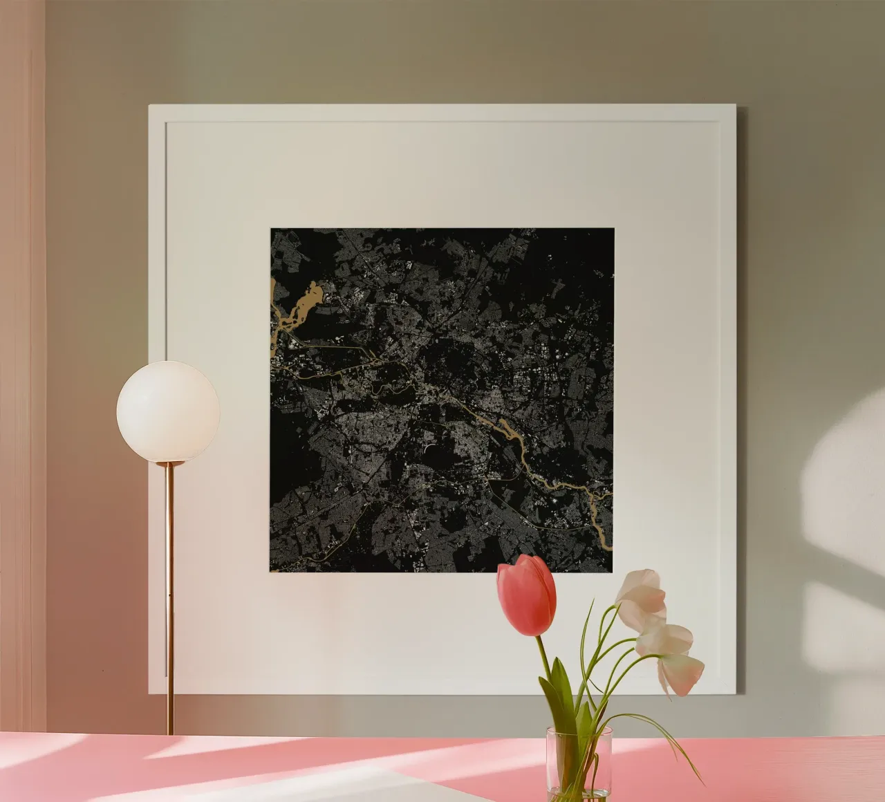 Berlin Brown poster da Urban Maps