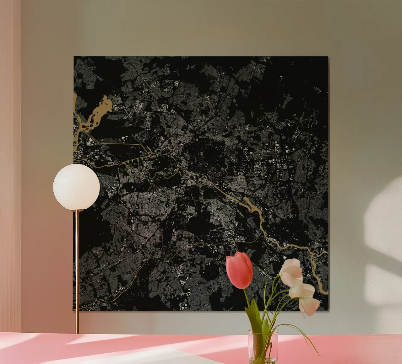 Berlin Brown poster da Urban Maps