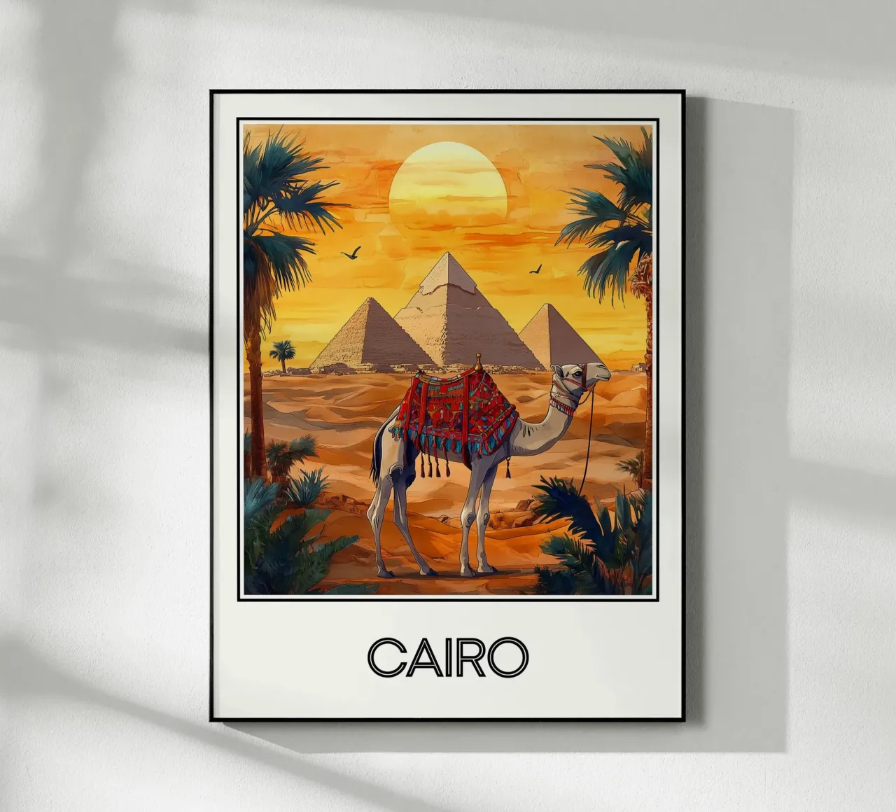 Poster Cairo Egitto plexiglass da Frame the World