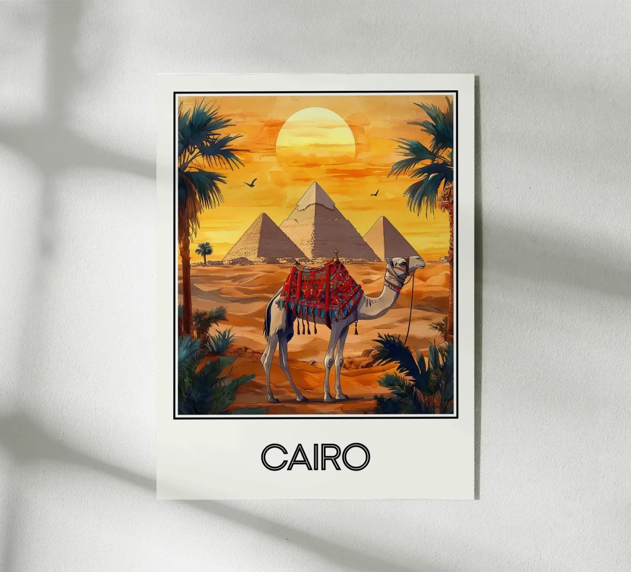 Poster Cairo Egitto plexiglass da Frame the World