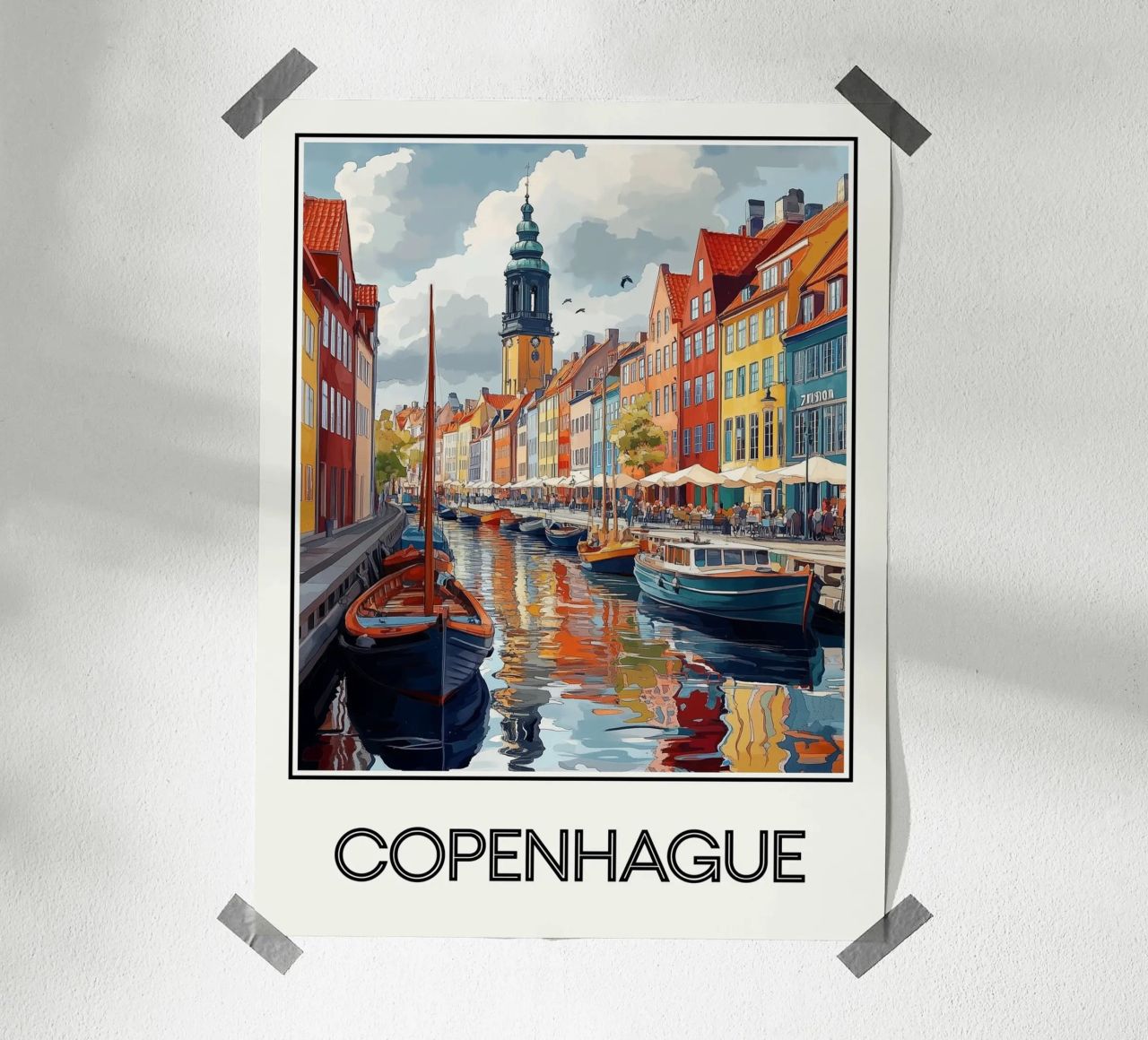 Copenaghen poster da Frame the World