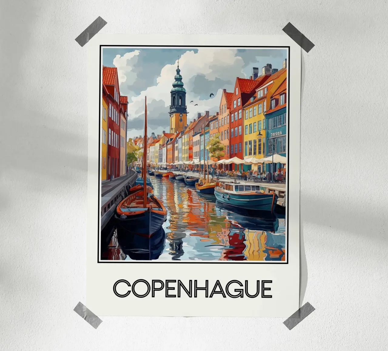 Copenaghen carta hahnemühle da Frame the World
