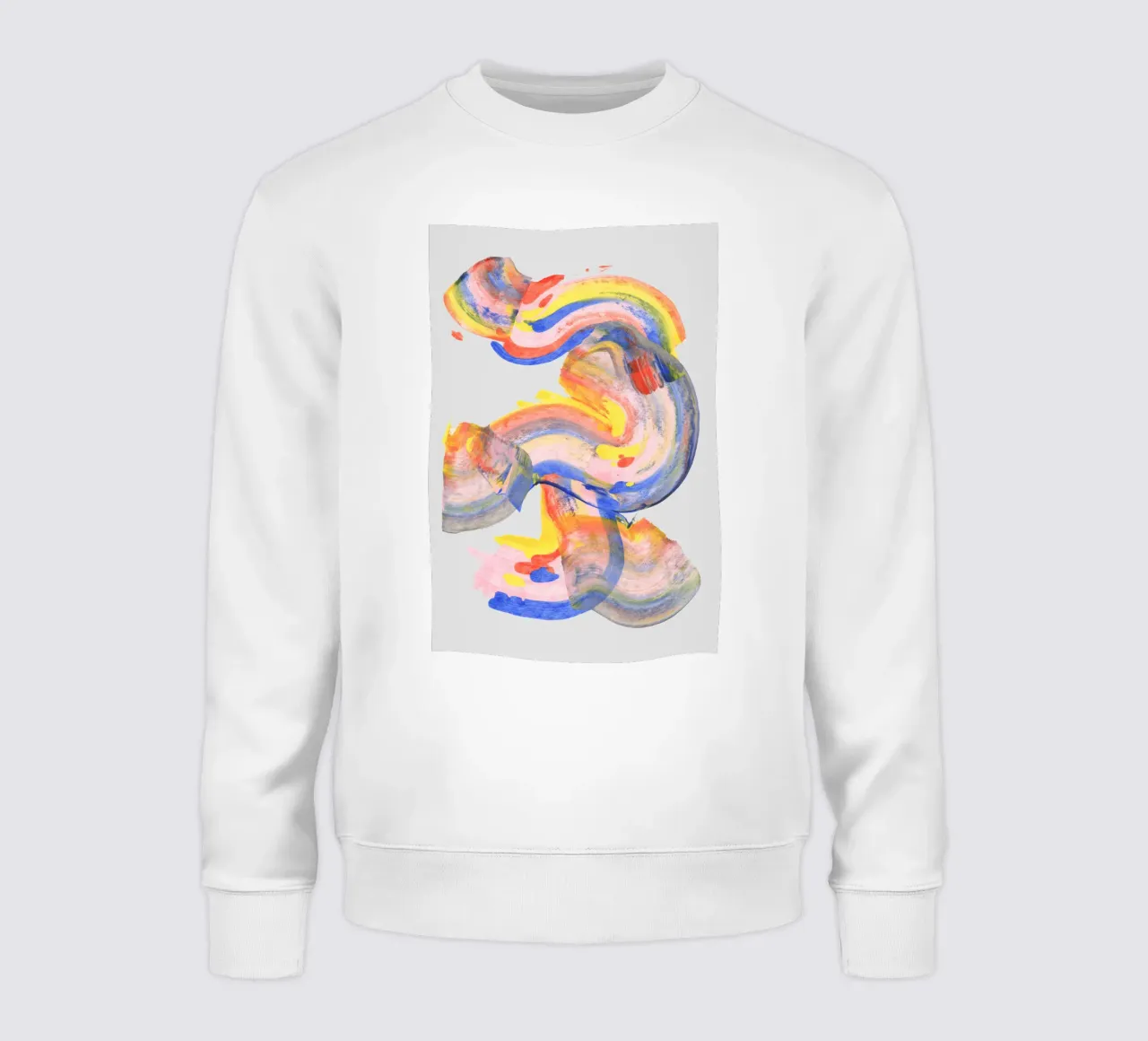 Abstrakt sweatshirt by NORDLICHT DESIGNS