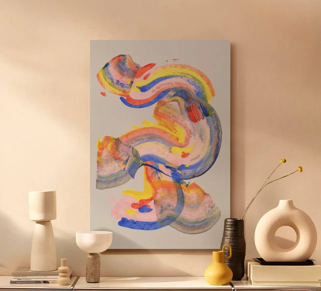 Abstrakt alluminio dibond da NORDLICHT DESIGNS