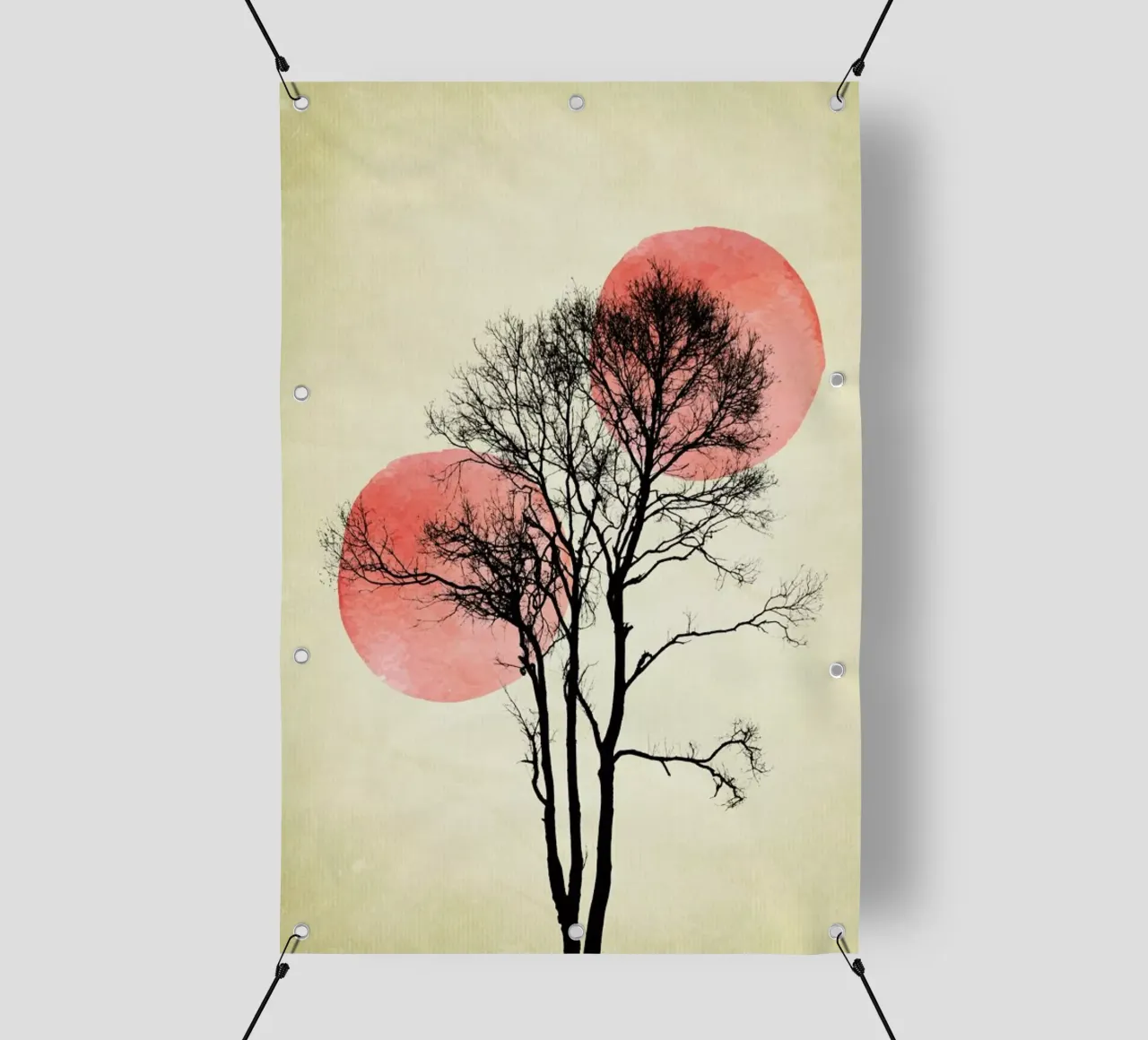 Moon And Sun Hiding pvc cover by Kubistika