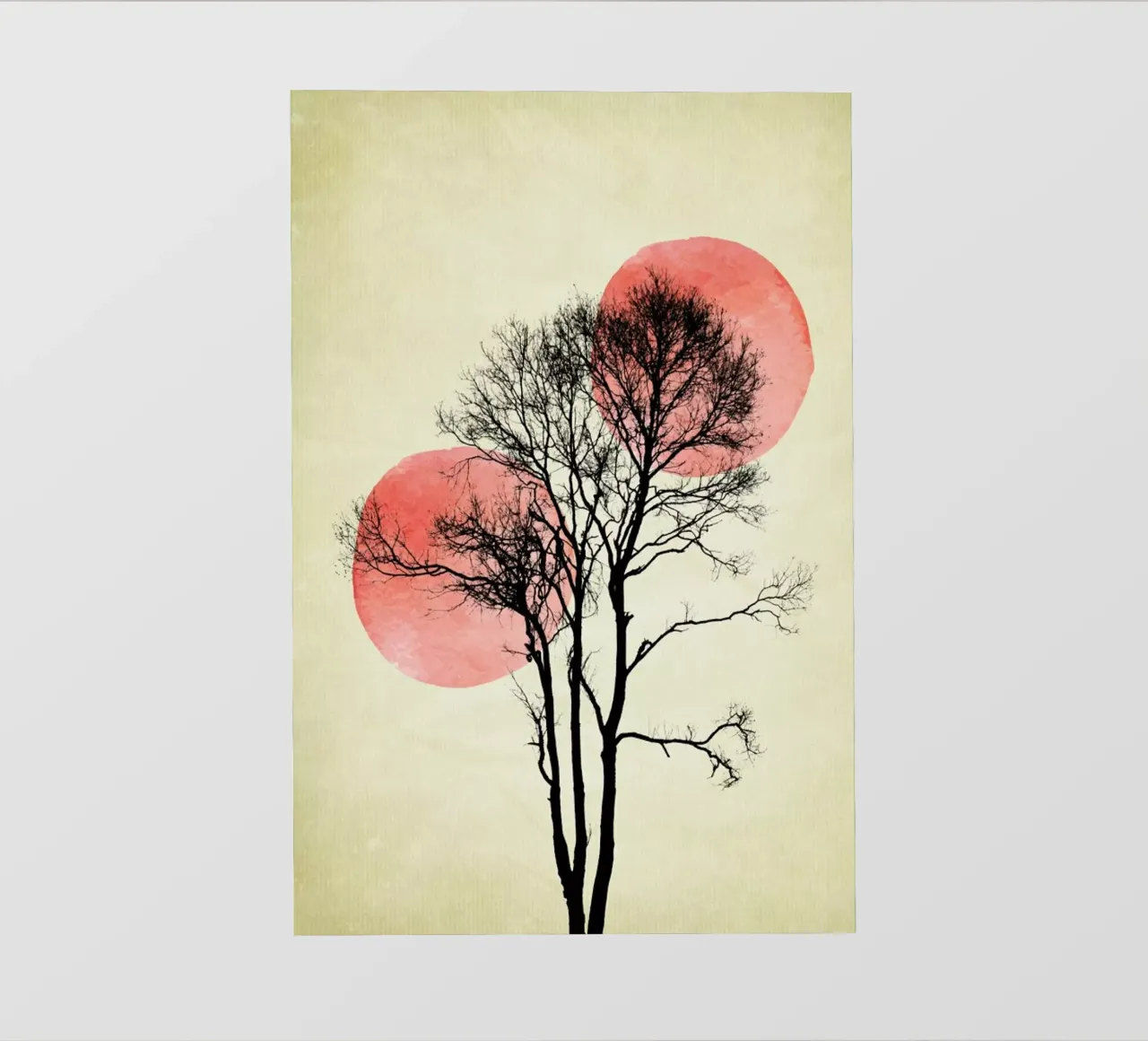 Moon And Sun Hiding pvc cover by Kubistika