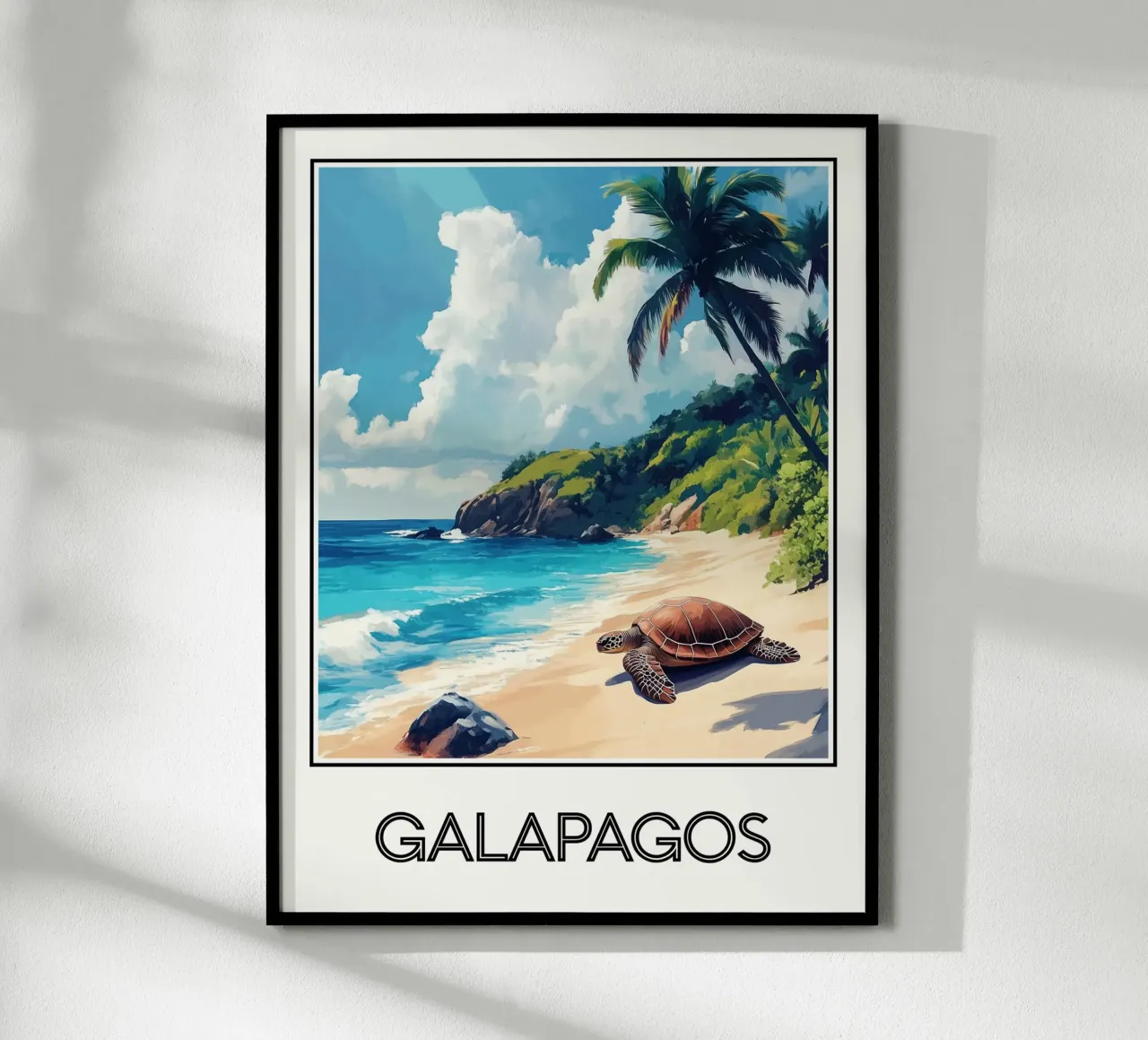 Galapagos poster da Frame the World