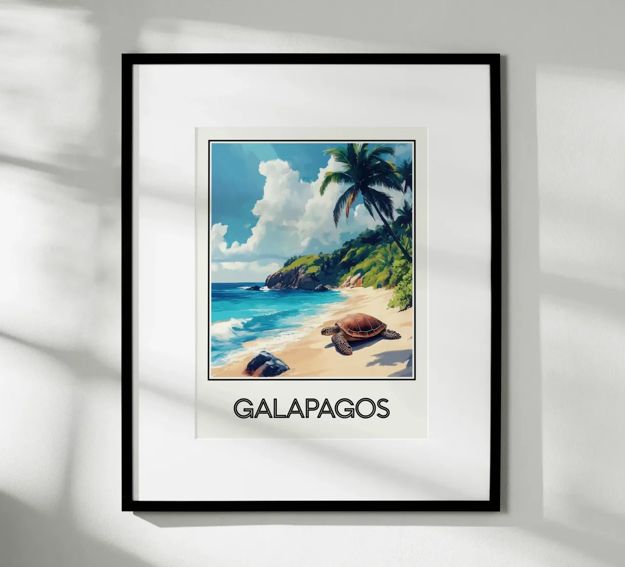 Galapagos poster da Frame the World