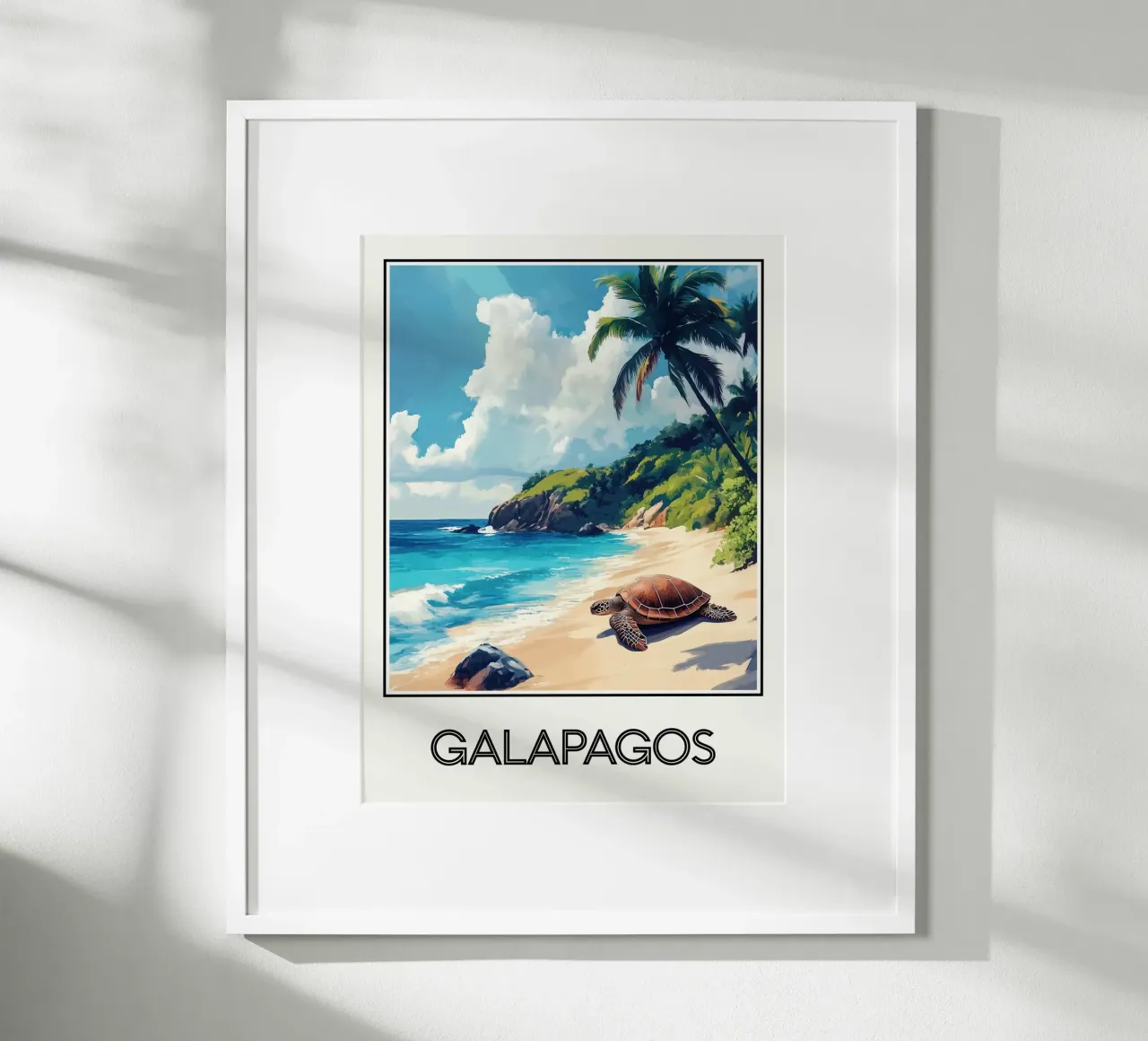 Galapagos poster da Frame the World