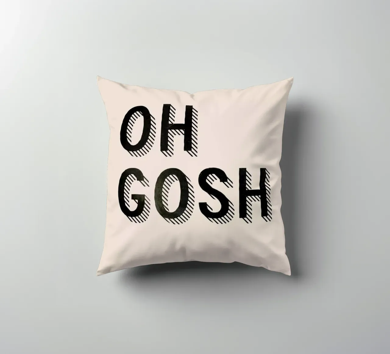Oh Gosh decorative cushion by Kind of Style